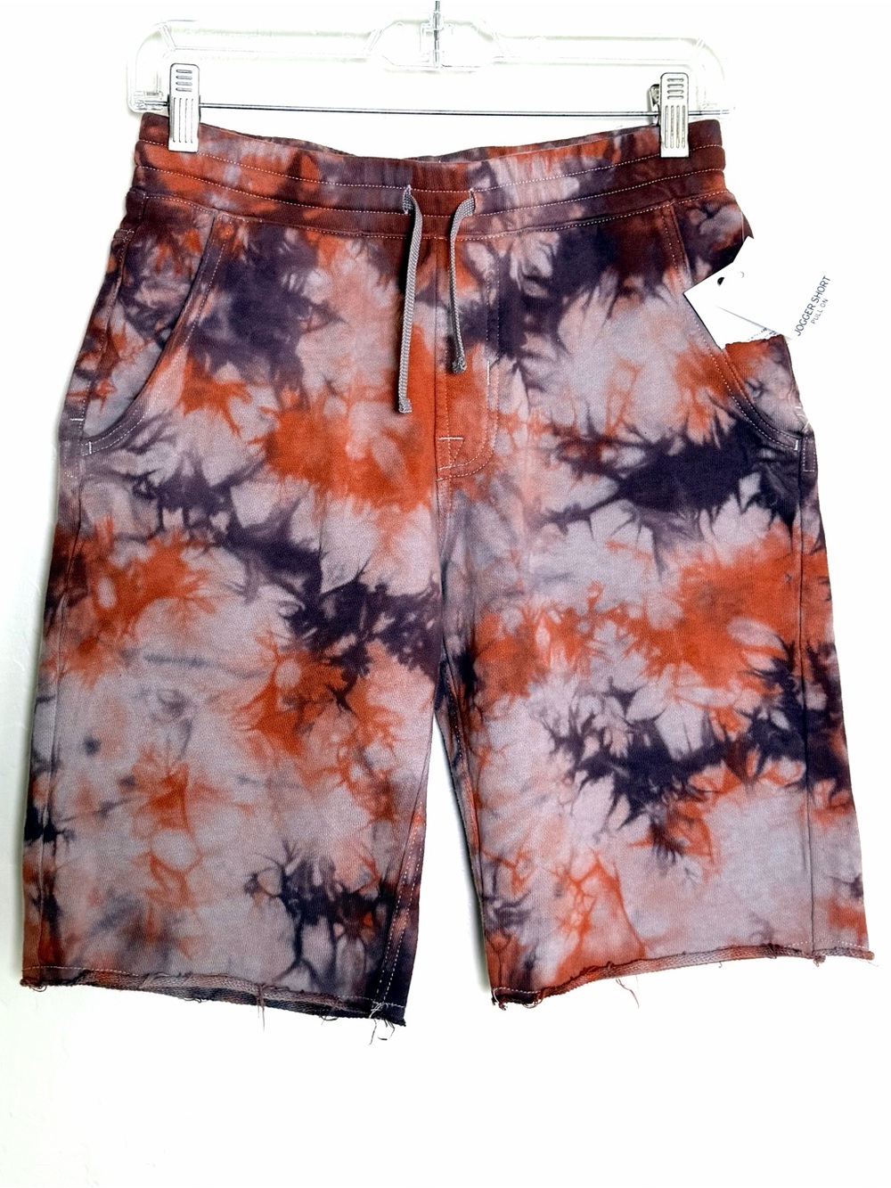 Hudson Kids Tie-Dye French Terry Cotton Jogger Sweatshorts Shorts L Large NWT - Picture 2 of 8